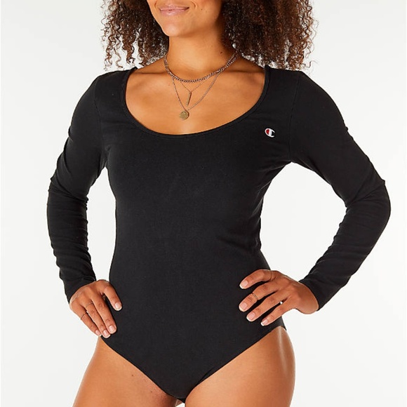 Womens Champion Longsleeve Bodysuit 